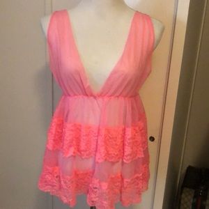 Vintage pink lingerie